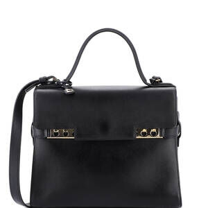 Delvaux MM Tempete Top Handle Bag Leather